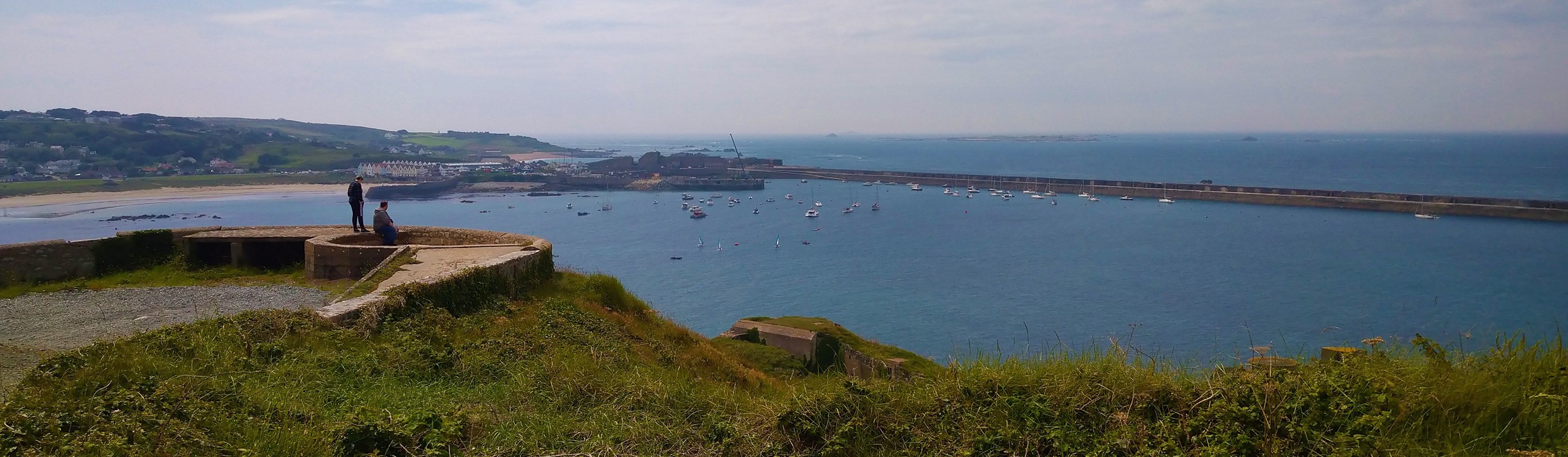 Aerial view of Alderney